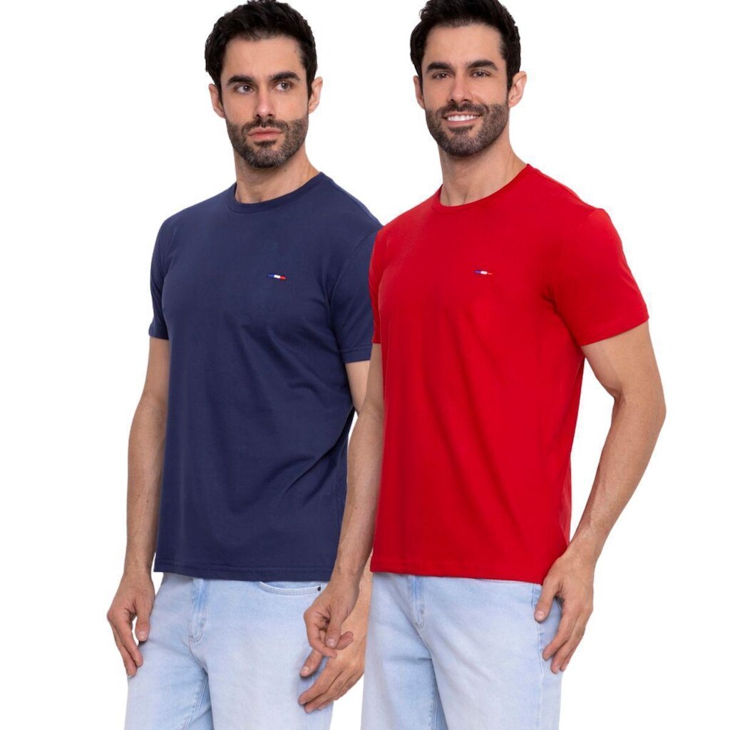 Kit 2 camisetas Hilmi Premium Masculino