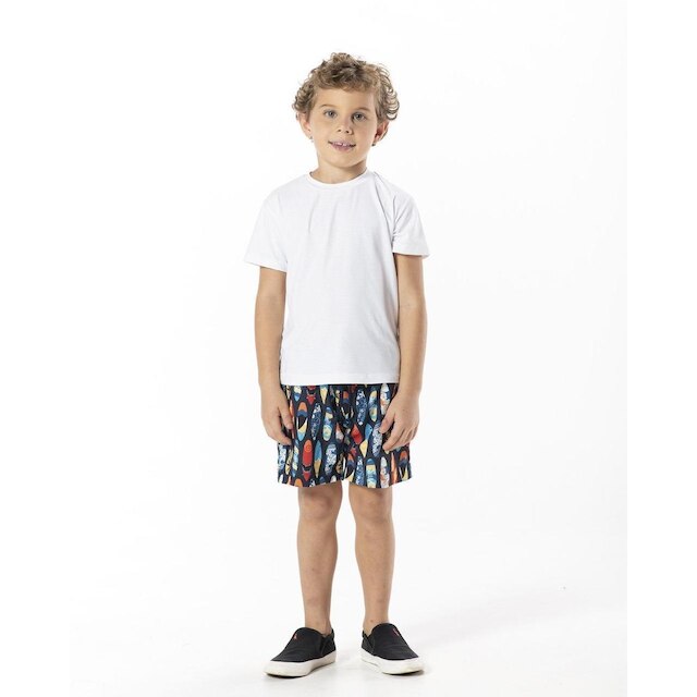 Kit 2 Camisetas Infantil Confortável Esportes Com Proteção Uv