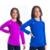 Kit 2 Camisetas Infantil Proteção Solar UV50 Unissex Snugg - Azul+Roxo