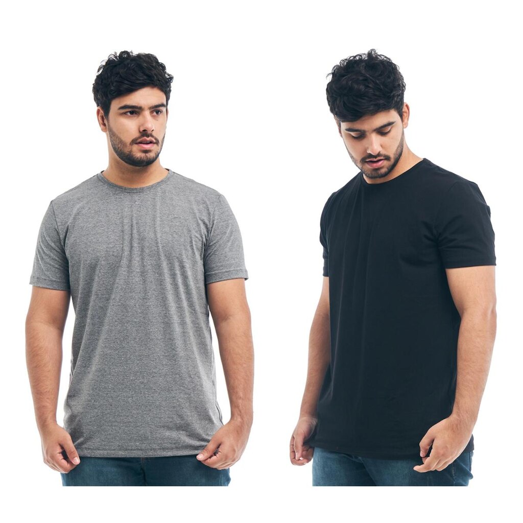 Kit 2 Camisetas Konoa Algodão Premium Egípcio
