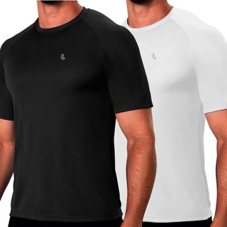 Kit 2 Camisetas Lupo Masculina Dry Macia Confortável Térmica Academia Corrida Beach Tennis Fitness
