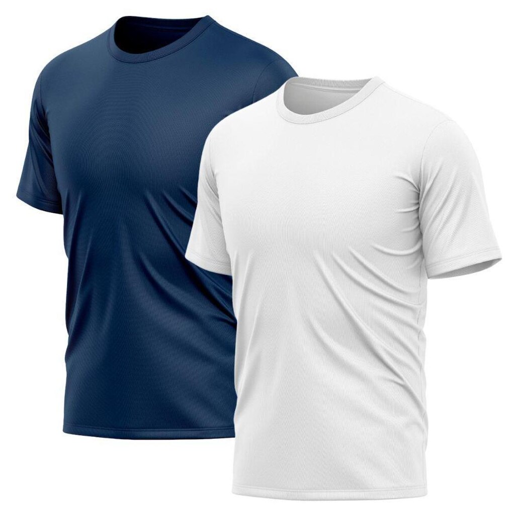 Kit 2 Camisetas Manga Curta Proteção Solar UV Piscina Praia
