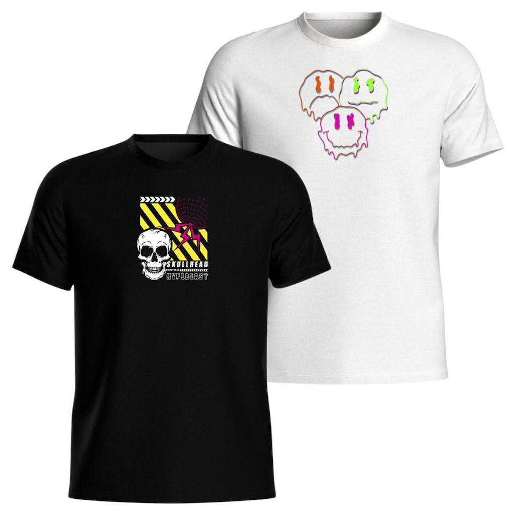 Kit 2 Camisetas Masculina 100% Algodão Premium Manga Curta