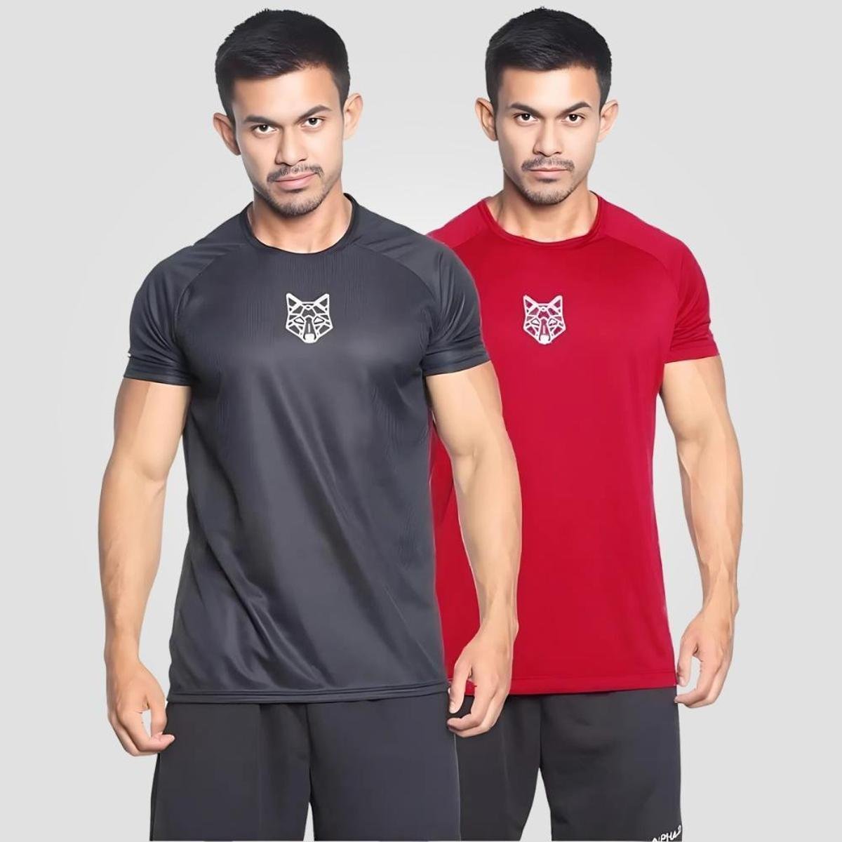 Kit 2 Camisetas Masculina Dry Alpha Menor preço em Kit 2 Camisetas Masculina Dry Alpha