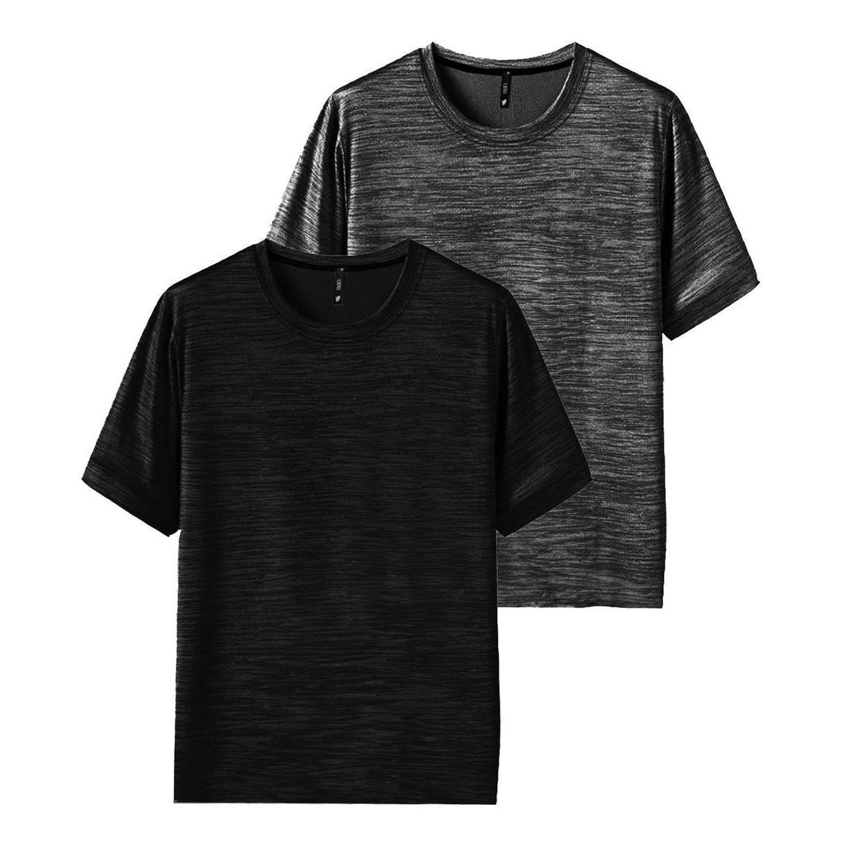 Kit 2 Camisetas Masculina Dry Plus Size Academia Treino Fitness