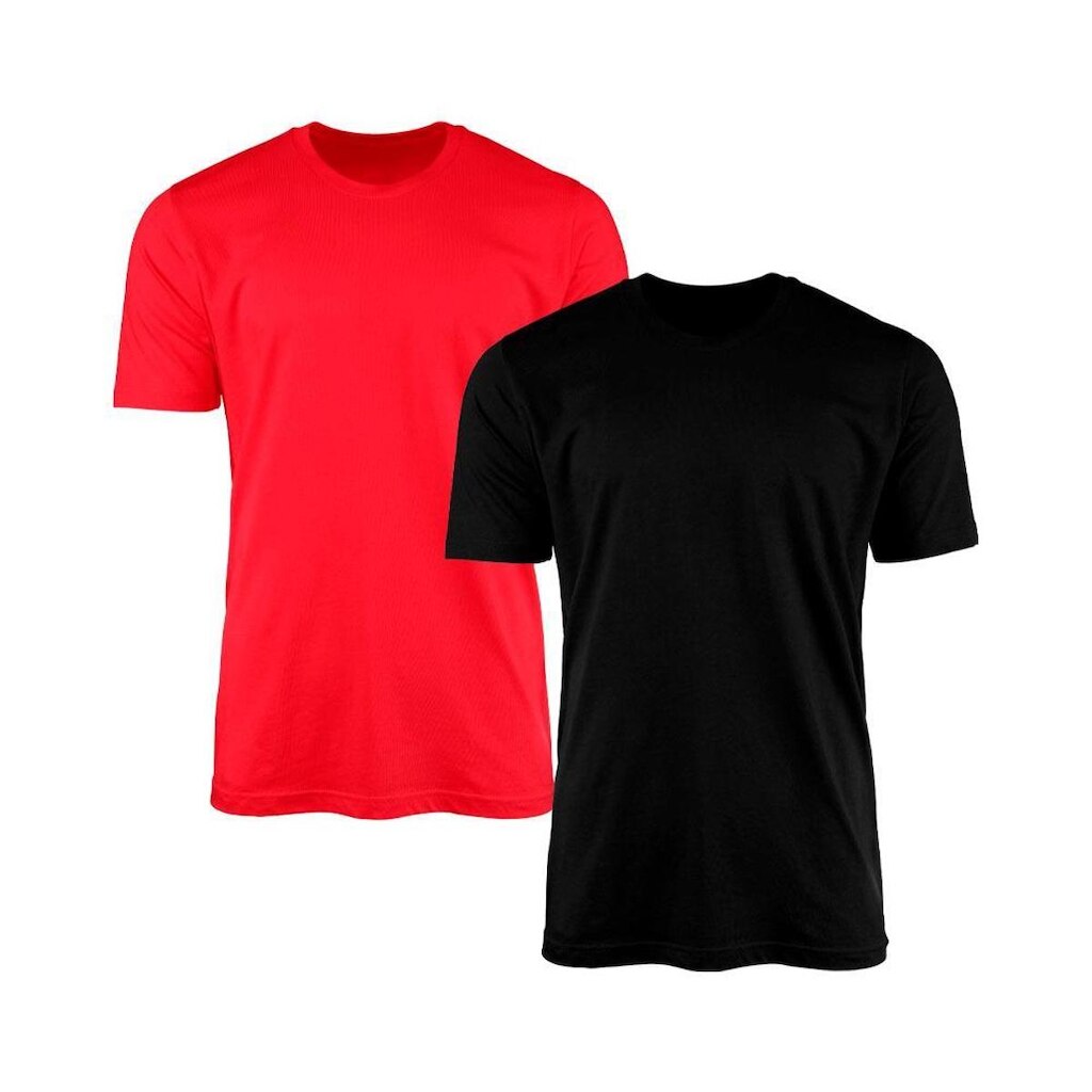 Kit 2 Camisetas Masculina Lisa Básica 100% Algodão