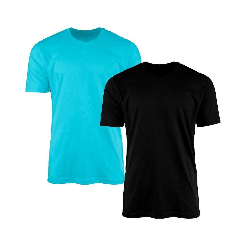 Kit 2 Camisetas Masculina Lisa Básica 100% Algodão