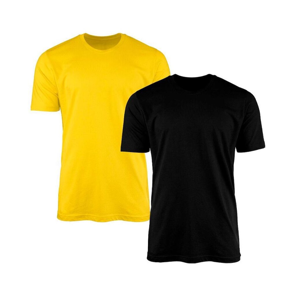 Kit 2 Camisetas Masculina Lisa Básica 100% Algodão