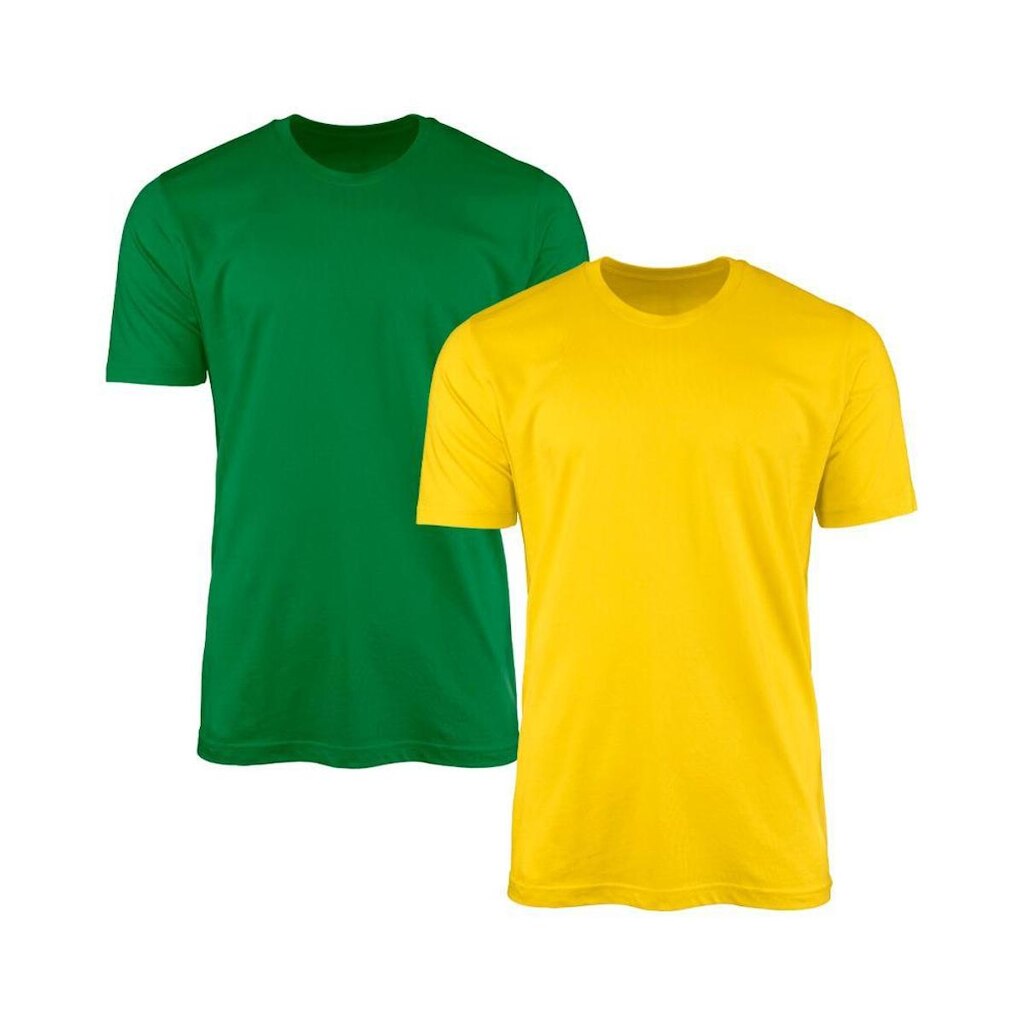 Kit 2 Camisetas Masculina Lisa Básica 100% Algodão