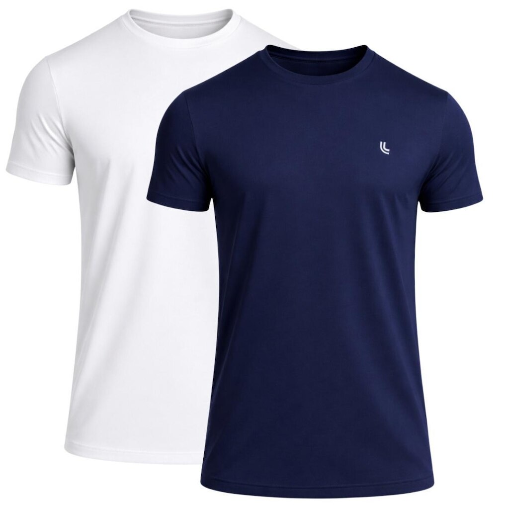 Kit 2 Camisetas Masculina Lupo Poliamida Respirável
