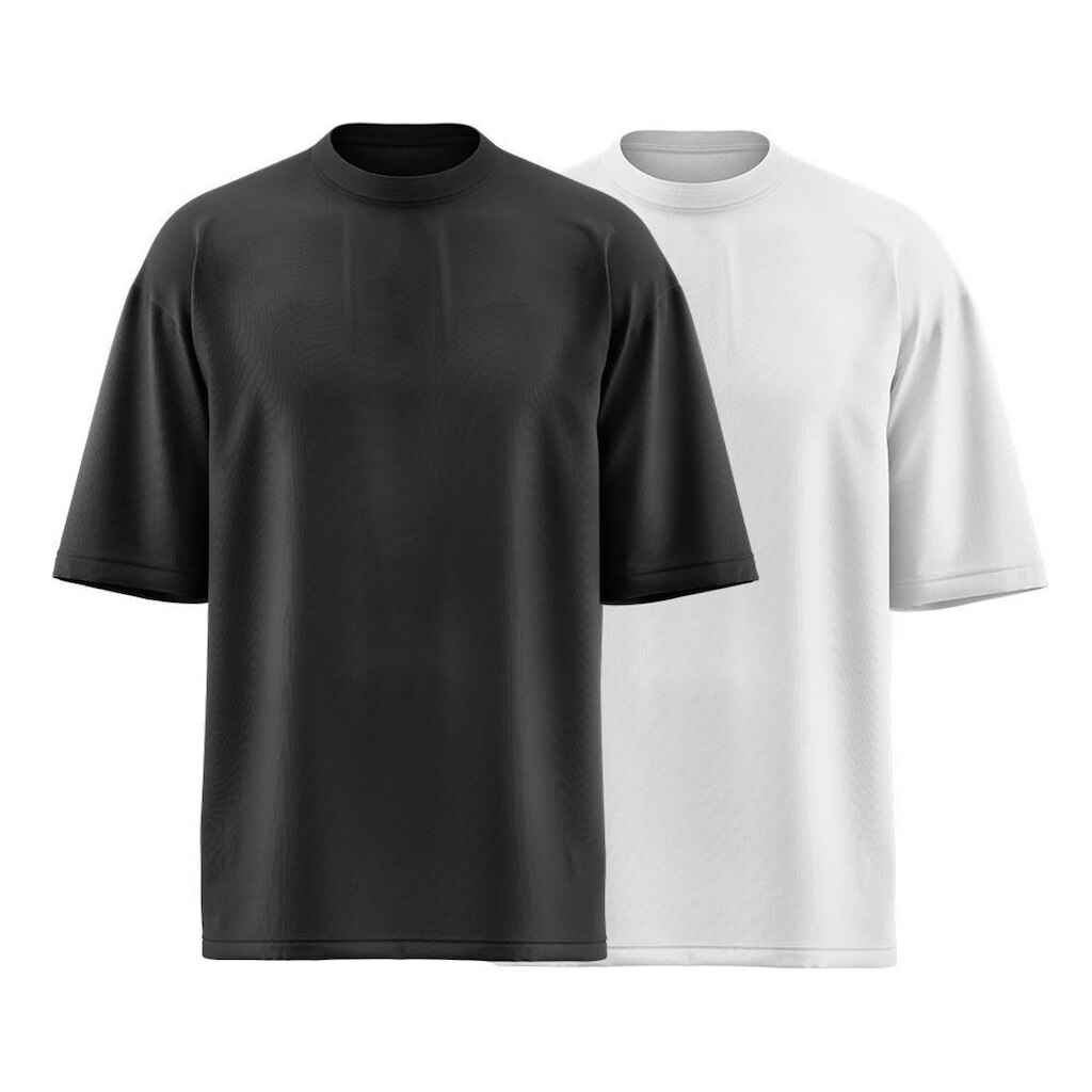 Kit 2 Camisetas Masculina Oversized Manga Curta