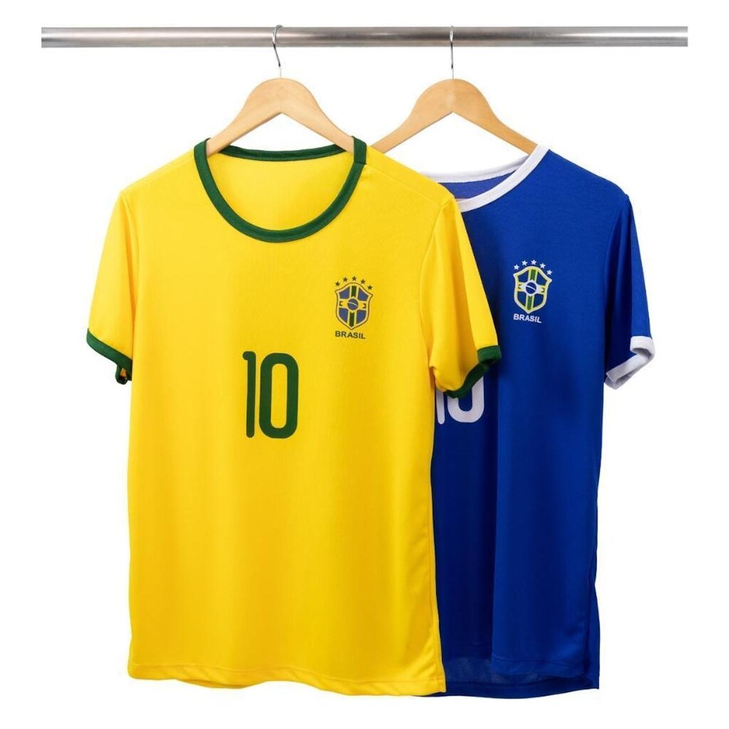 Kit 2 Camisetas Masculinas Brasil Copa 2026 Dry
