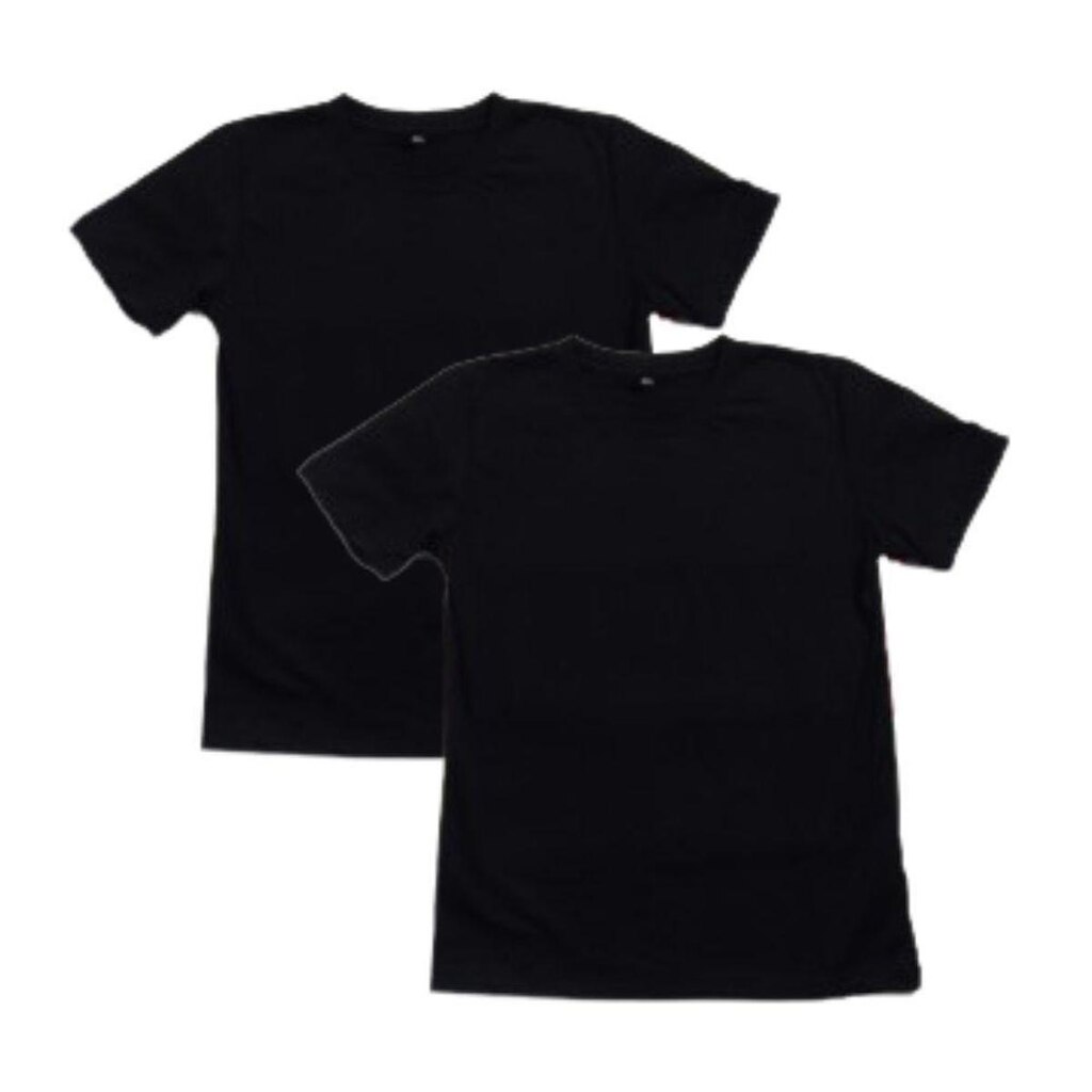 Kit 2 Camisetas Pretas Infantil