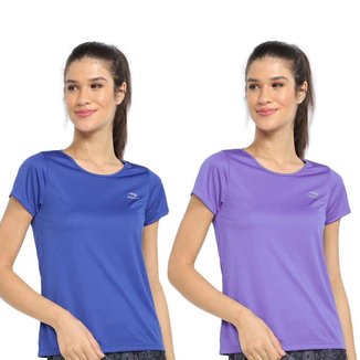 Kit 2 Camisetas Rainha Básica Classic Feminina