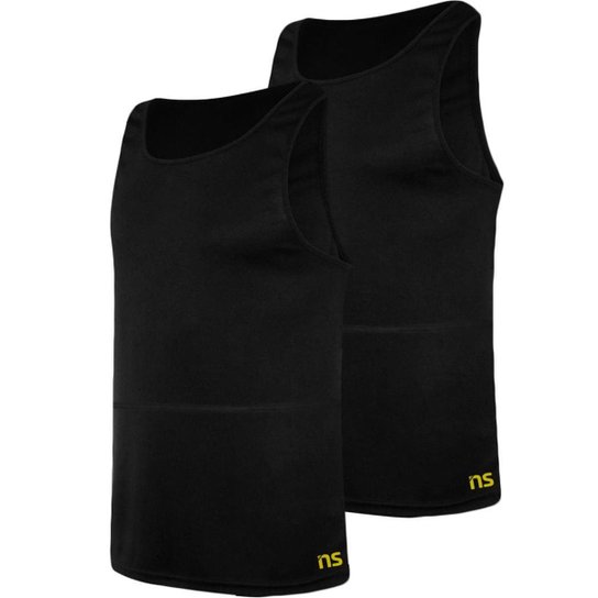 Kit 2 Camisetas Regata Masculina Térmica Alta Compressão - Preto Menor preço em Kit 2 Camisetas Regata Masculina Térmica Alta Compressão - Preto