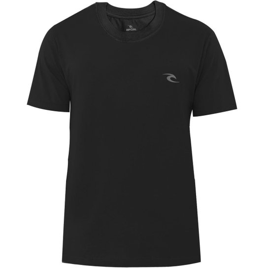 Kit 2 Camisetas Rip Curl Black & White - Preto Menor preço em Kit 2 Camisetas Rip Curl Black & White - Preto
