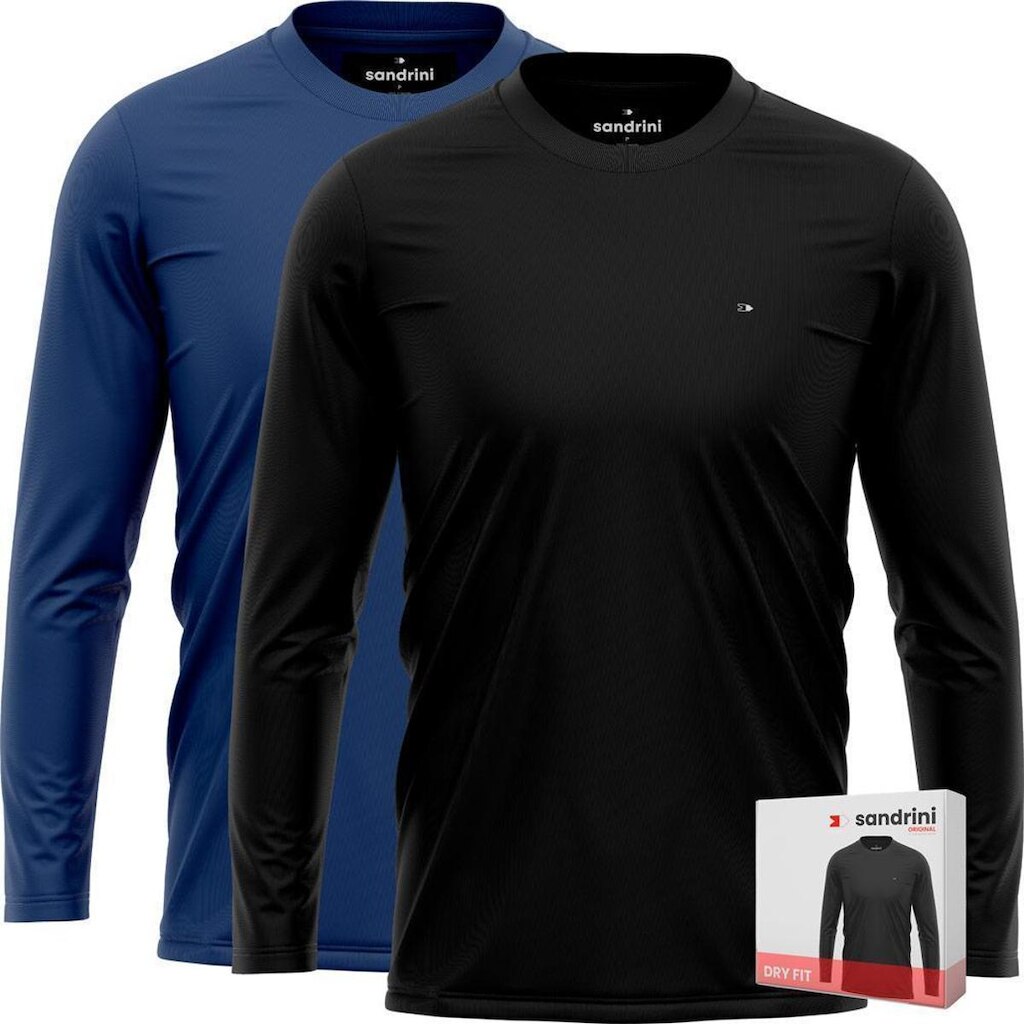 Kit 2 Camisetas Sandrini Esporte Masculina