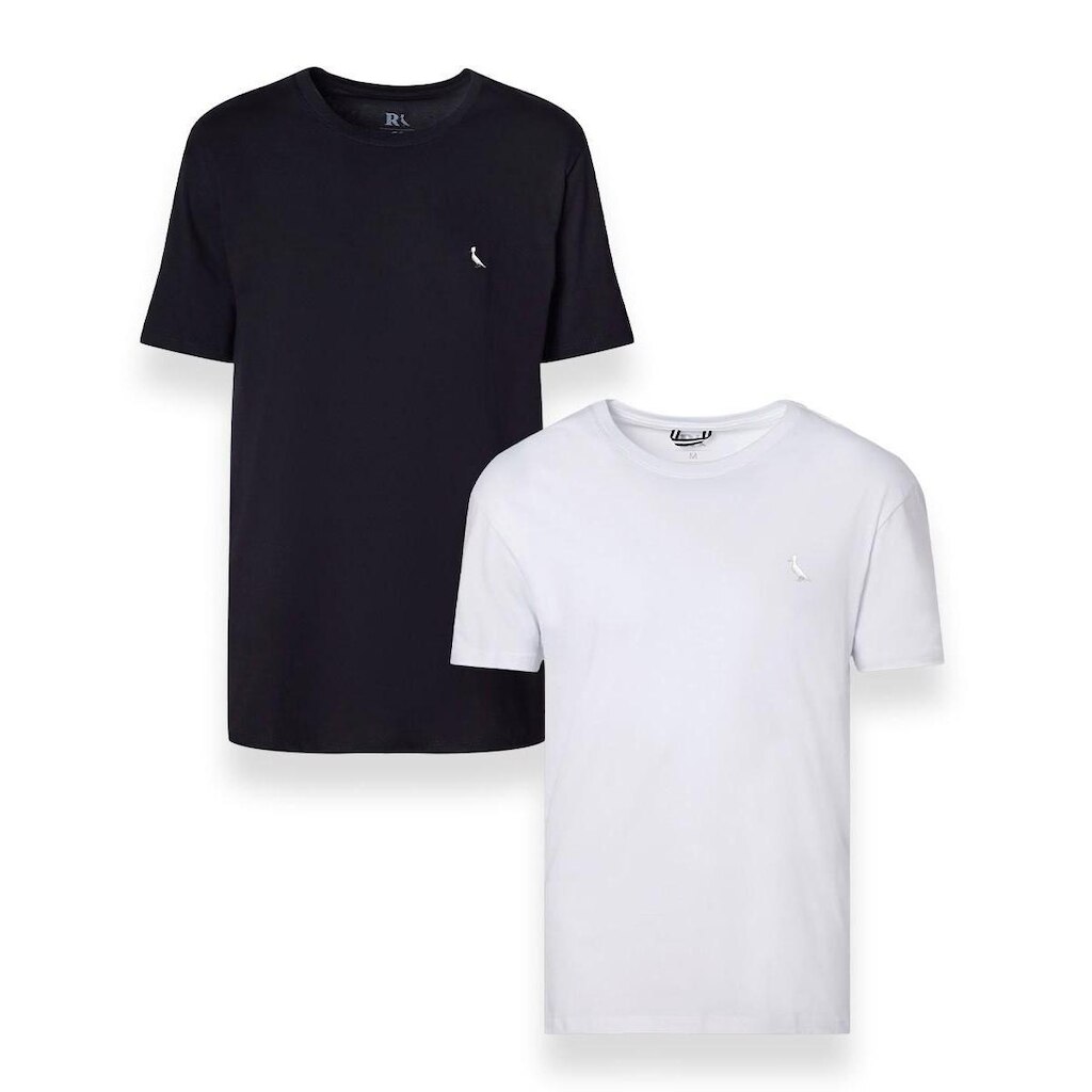 Kit 2 Camisetas Suspiro Bordado Reserva