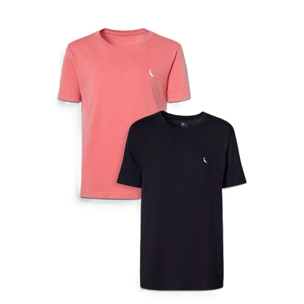 Kit 2 Camisetas Suspiro Stoned Bordado Reserva