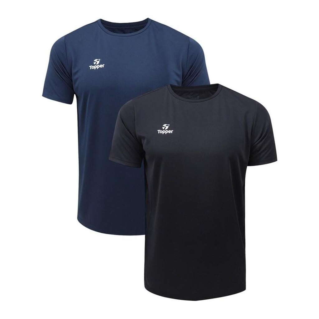 Kit 2 Camisetas Topper Classic New Masculina