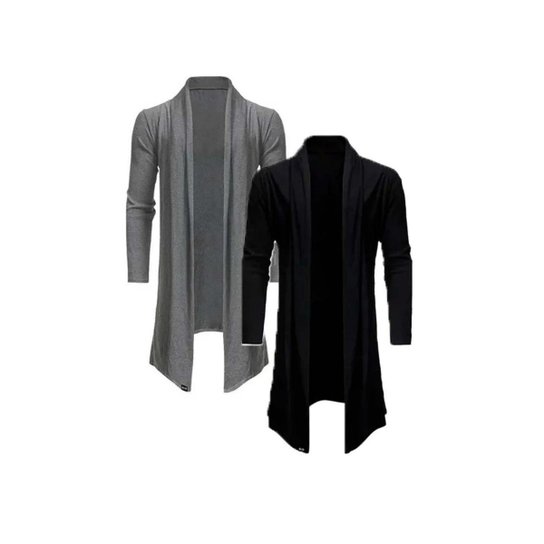 Kit 2 Cardigans Casaco Estilo Básico Masculino Moda Fashion Slim Fitness - Preto-Cinza - EGG - Homem - Preto+Cinza Menor preço em Kit 2 Cardigans Casaco Estilo Básico Masculino Moda Fashion Slim Fitness - Preto-Cinza - EGG - Homem - Preto+Cinza