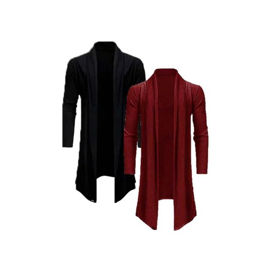 Kit 2 Cardigans Masculino Estilo Casaco Básico Moda Fashion Slim Fitness - Preto-Vinho - EGG - Homem - Preto+Vinho Menor preço em Kit 2 Cardigans Masculino Estilo Casaco Básico Moda Fashion Slim Fitness - Preto-Vinho - EGG - Homem - Preto+Vinho
