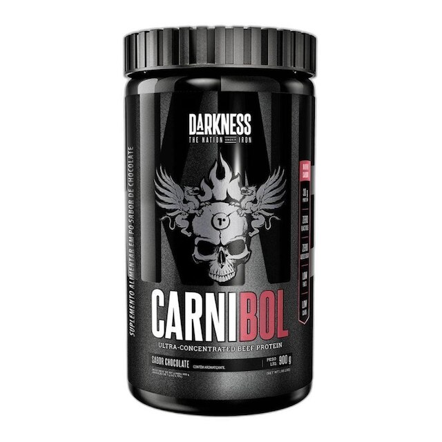 Kit 2 Carnibol Isolado Chocolate 900g +2 Coqueteleira Darknes