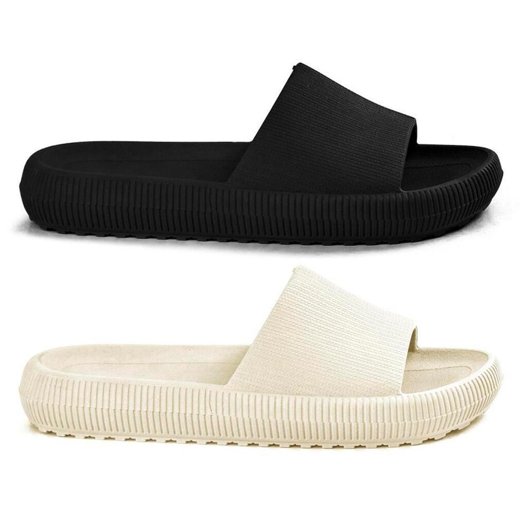 Kit 2 Chinelo Feminino Nuvem Anatômico Confortável Leve