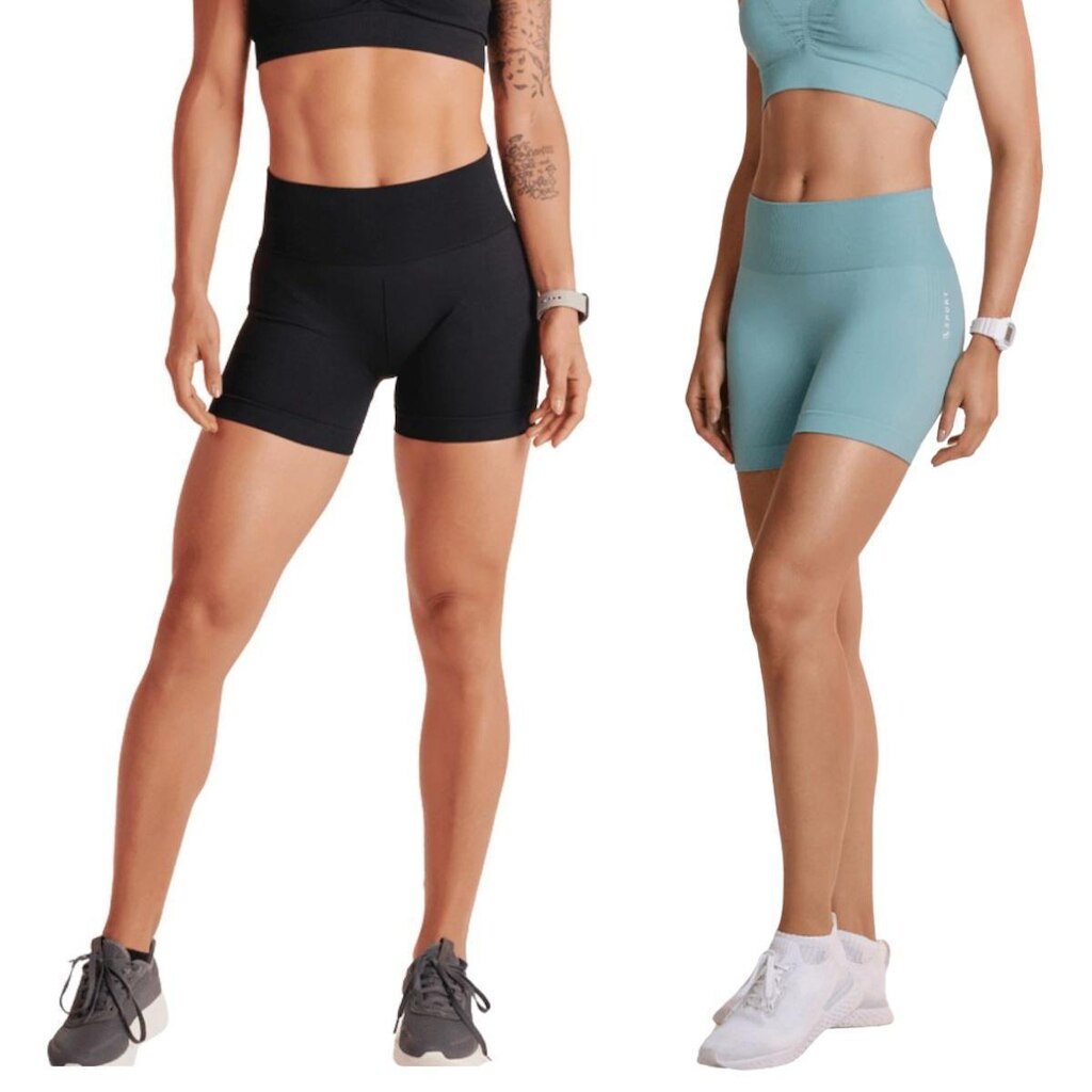 Kit 2 Com Shorts Lupo Feminino Basic Sem Costura