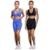 KIT 2 Conjunto Bermudinha e Top Com Bojo Bella Fiore Roupa Para Academia Treino Moda Fitness - Sortido