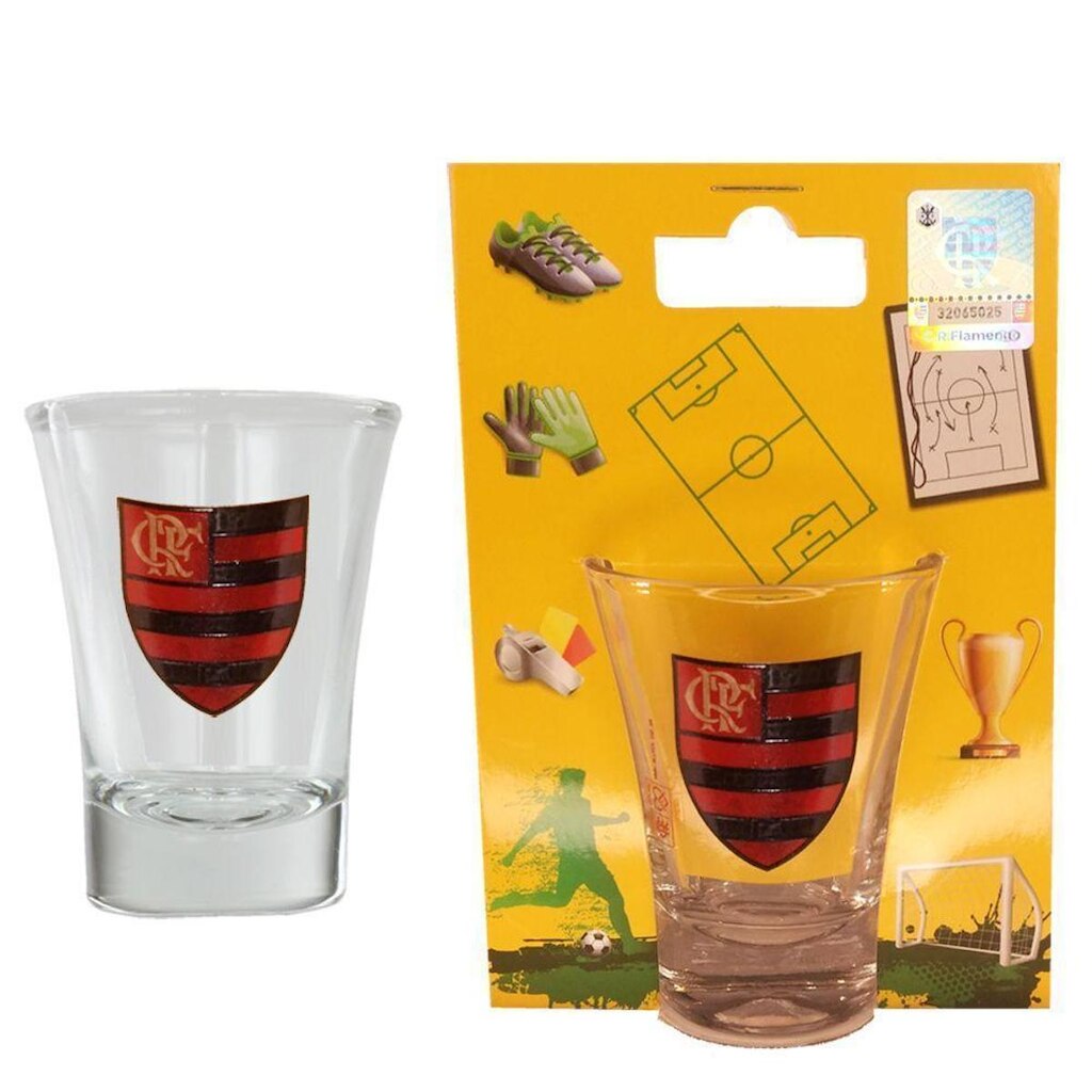 Kit 2 Copos Allmix Shot 60 ml Flamengo