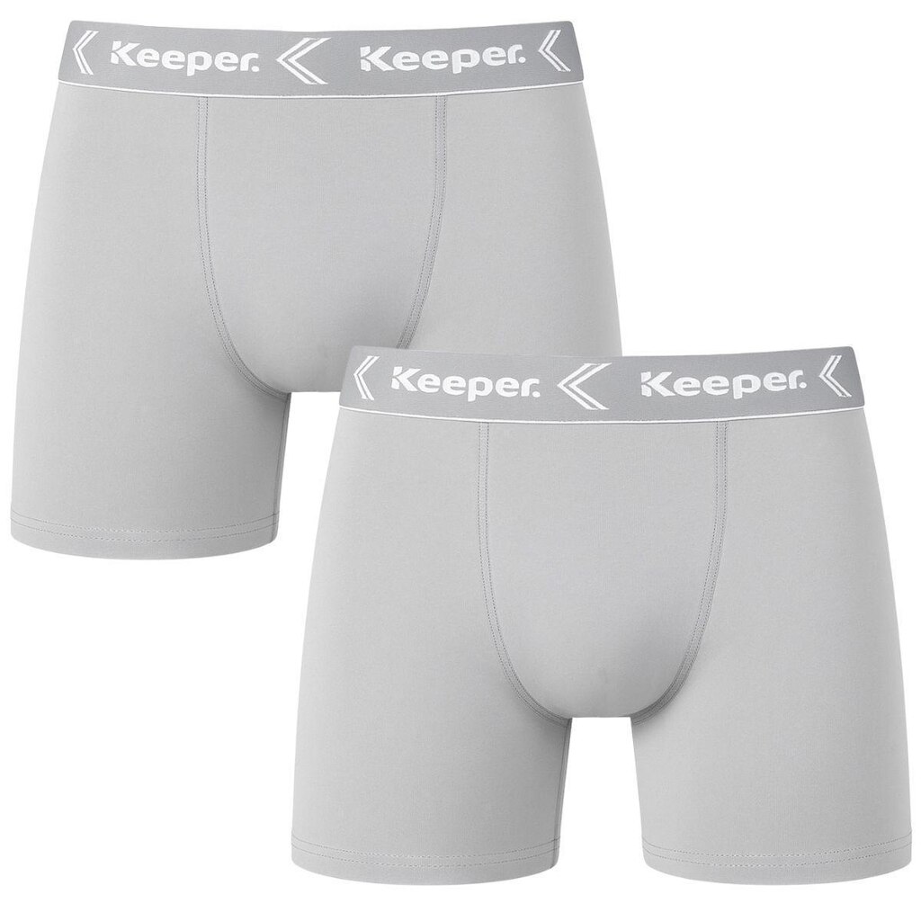 Kit 2 Cueca Boxer Masculina Box Resistente Lisa Keeper Original