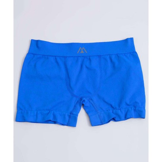 Kit 2 Cuecas Boxer Infantil Básicas MR-60228 - Cinza+Azul Menor preço em Kit 2 Cuecas Boxer Infantil Básicas MR-60228 - Cinza+Azul