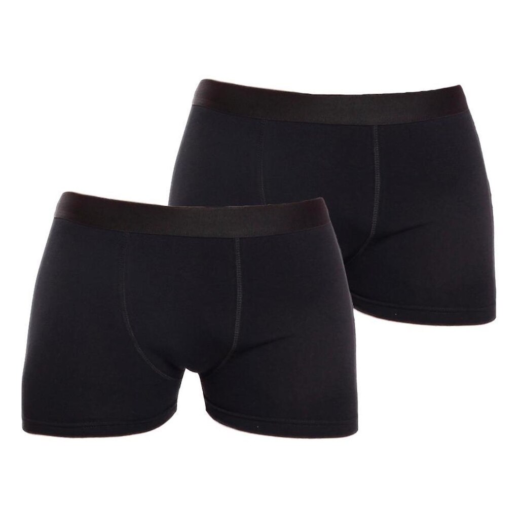 Kit 2 Cuecas Boxer Lisa Cotton Algodão Box Premium