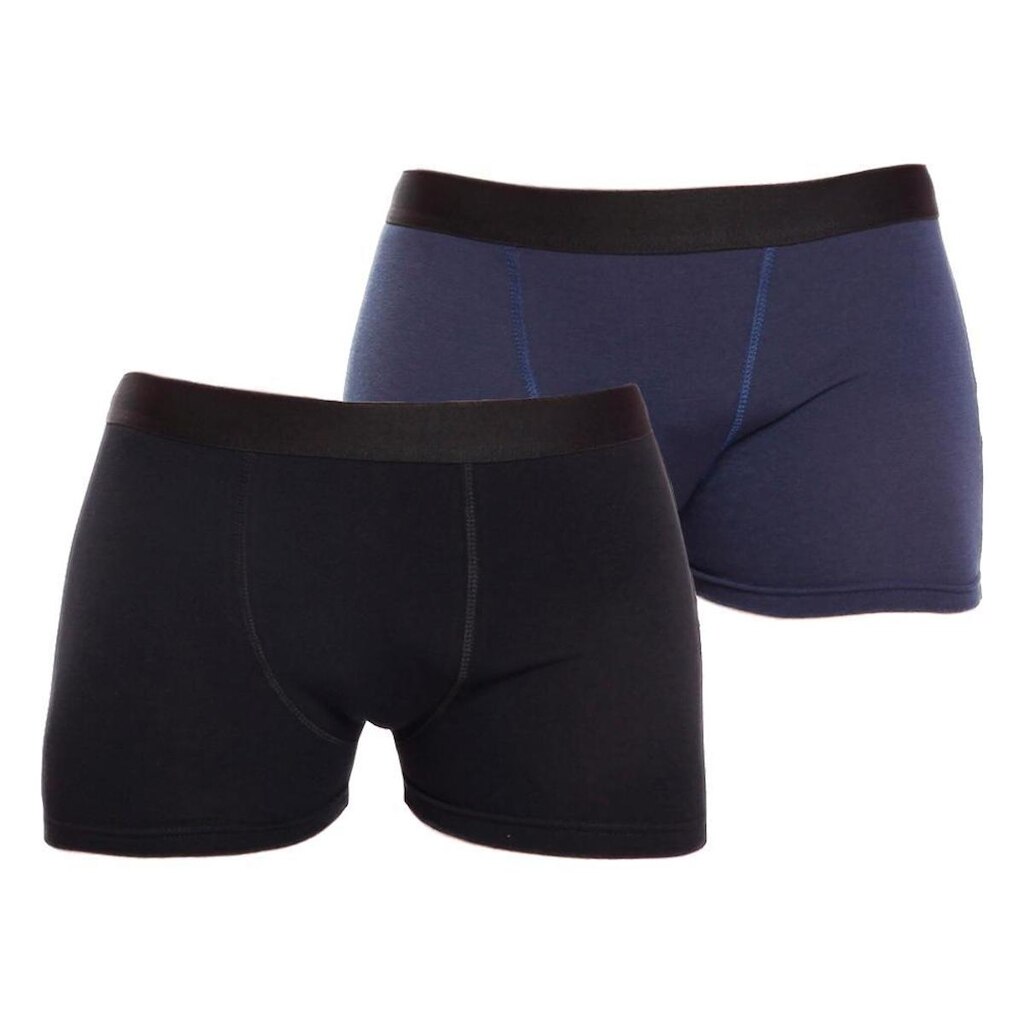 Kit 2 Cuecas Boxer Lisa Cotton Algodão Box Premium