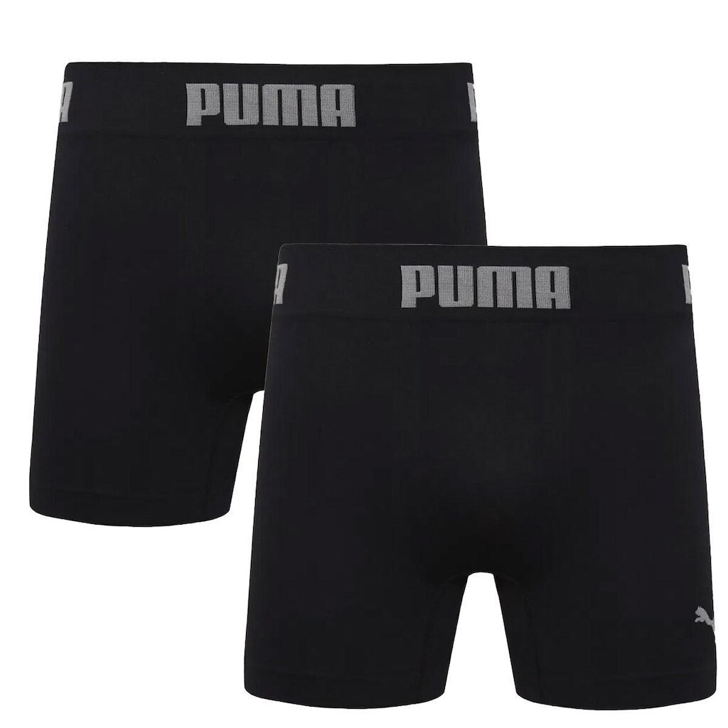 Kit 2 Cuecas Boxer Puma Masculina Cueca Box Microfibra Sem Costura
