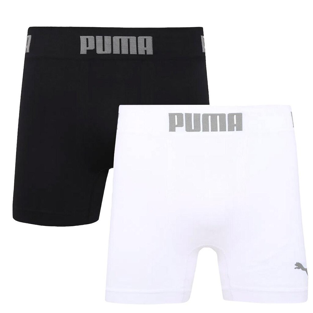 Kit 2 Cuecas Boxer Puma Masculina Cueca Box Microfibra Sem Costura