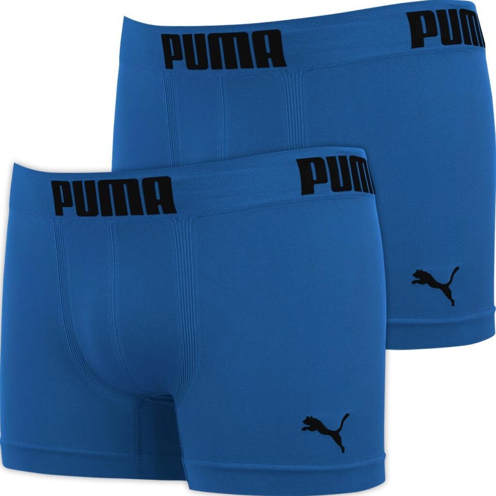 Kit 2 Cuecas Boxer Puma Masculina Cueca Box Poliamida Sem Costura Original
