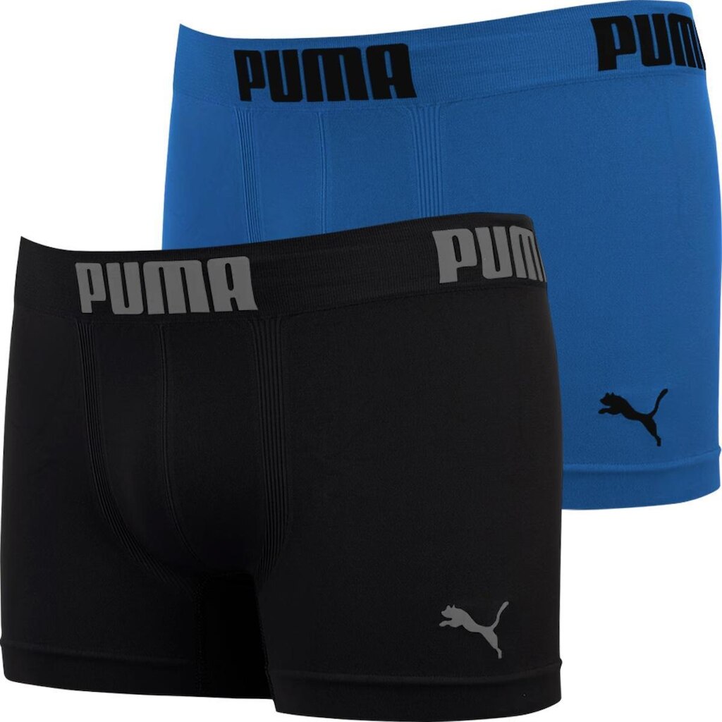 Kit 2 Cuecas Boxer Puma Masculina Cueca Box Poliamida Sem Costura Original