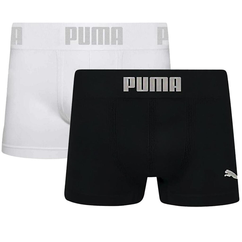 Kit 2 Cuecas Boxer Puma Microfibra Sem Costura