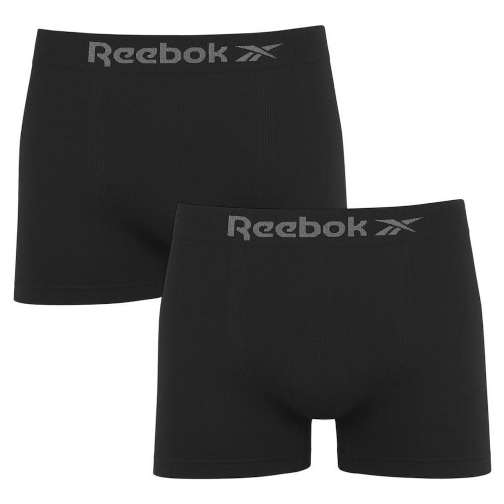 Kit 2 Cuecas Boxer Reebok Classic Masculina - Preto M