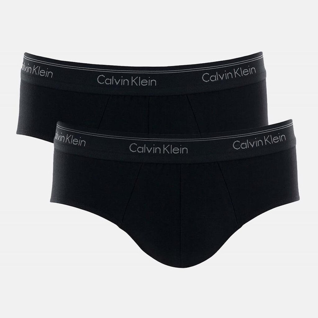 Kit 2 Cuecas Calvin Klein Brief Cotton Preta