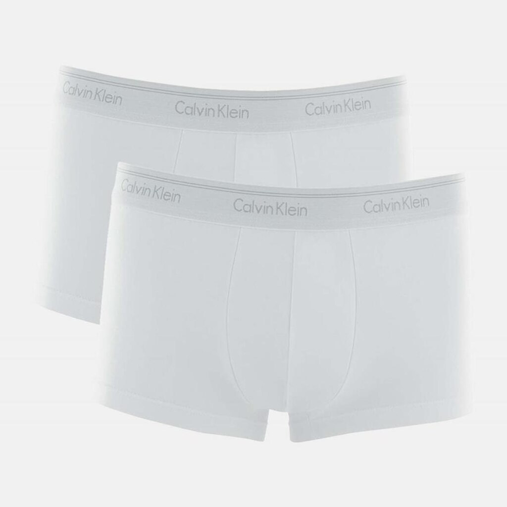 Kit 2 Cuecas Calvin Klein Trunk Cotton Branco