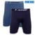Kit 2 Cuecas Dorbe Long Leg Microfibra Plus Size - Marinho+Vermelho
