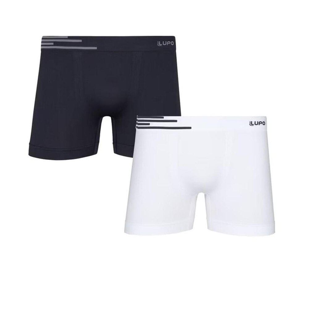 Kit 2 Cuecas Lupo Boxer Masculina