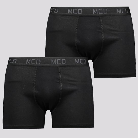 Kit 2 Cuecas MCD Boxer Preta