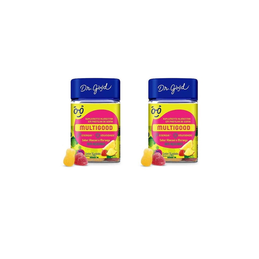 Kit 2 Fini Multivitaminico Multigood 2x30 Gomas Dr Good