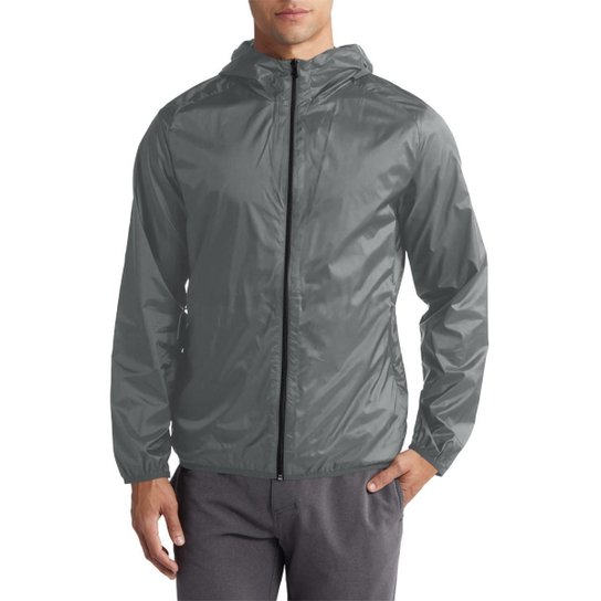 Kit 2 Jaqueta Corta Vento Impermeável Masculino Leve e Confortável Estilo Casual Liso