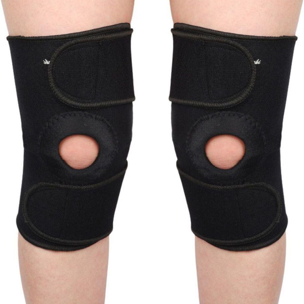Kit 2 Joelheiras Neoprene Ajústavel Estabilizadora
