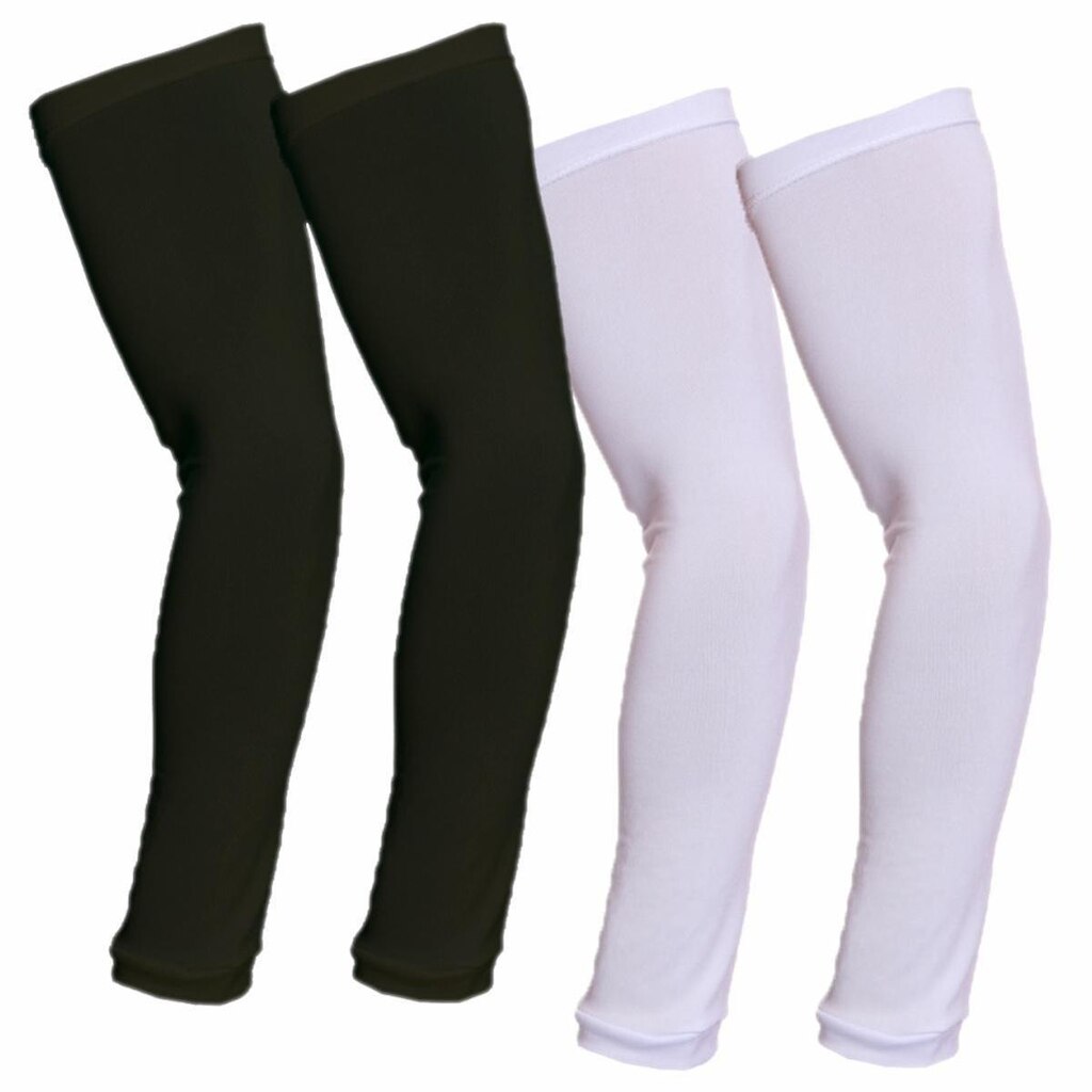 Kit 2 Manguitos Mangas Proteção De Braço Térmico Malha Proteçao Uv